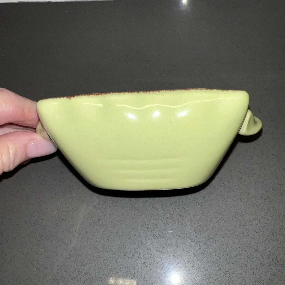 Park Designs Village Small Square Ruffled Baking Dish w/ Twisted Handles